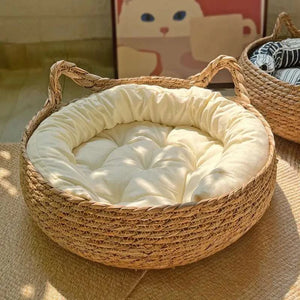 Weaving Cat Basket